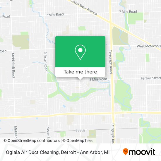 Mapa de Oglala Air Duct Cleaning