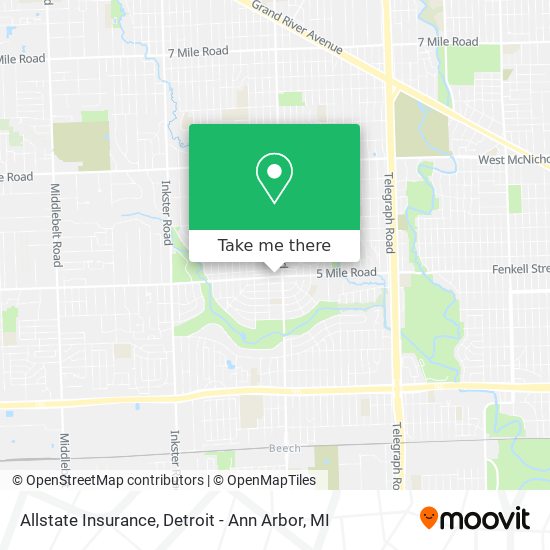 Allstate Insurance map