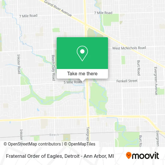 Fraternal Order of Eagles map