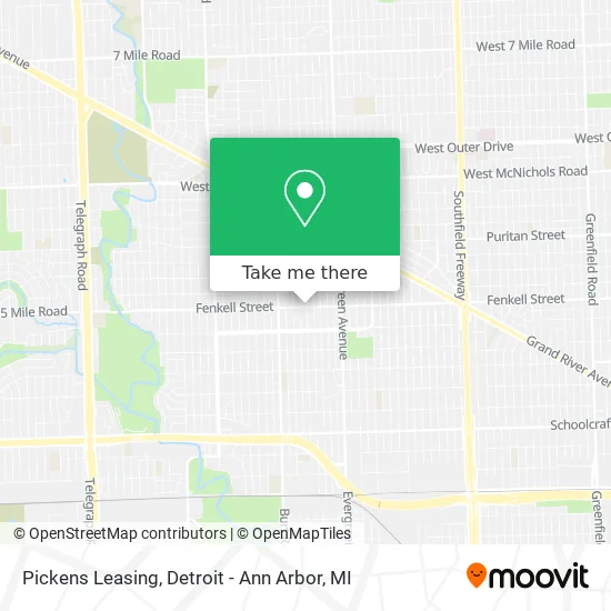 Pickens Leasing map