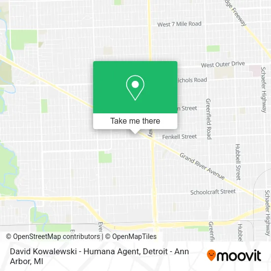 David Kowalewski - Humana Agent map