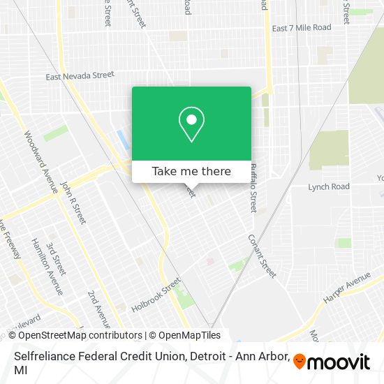 Selfreliance Federal Credit Union map