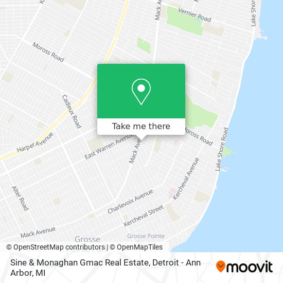 Sine & Monaghan Gmac Real Estate map