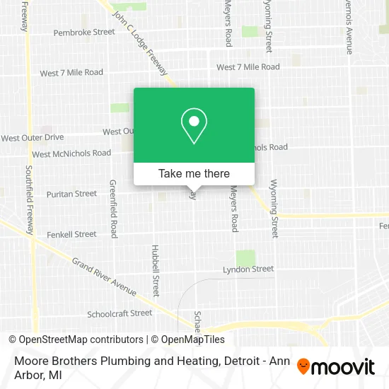 Mapa de Moore Brothers Plumbing and Heating