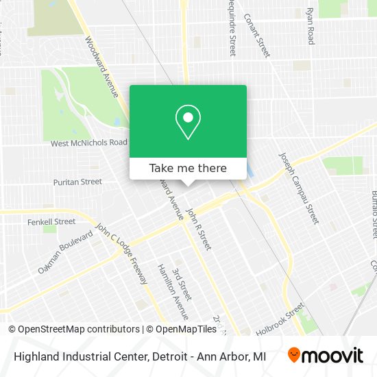 Highland Industrial Center map