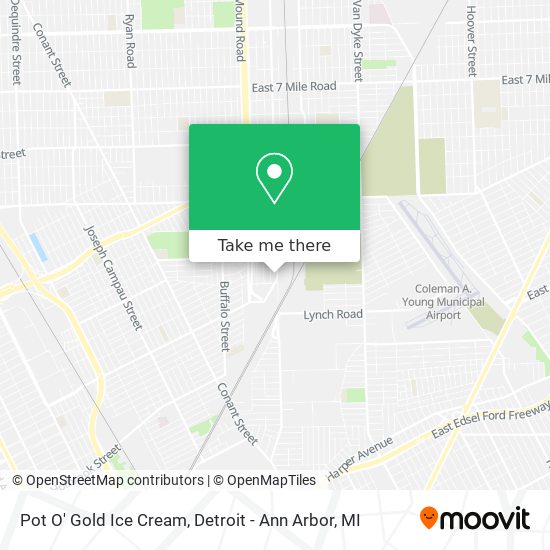 Pot O' Gold Ice Cream map