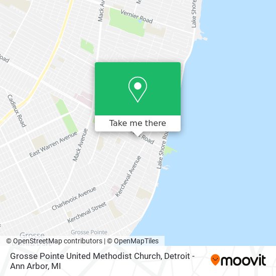 Grosse Pointe United Methodist Church map