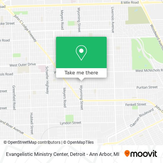 Evangelistic Ministry Center map