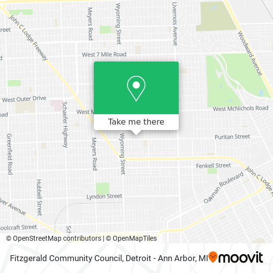 Fitzgerald Community Council map