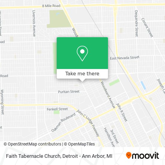 Faith Tabernacle Church map