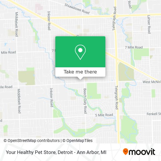 Your Healthy Pet Store map