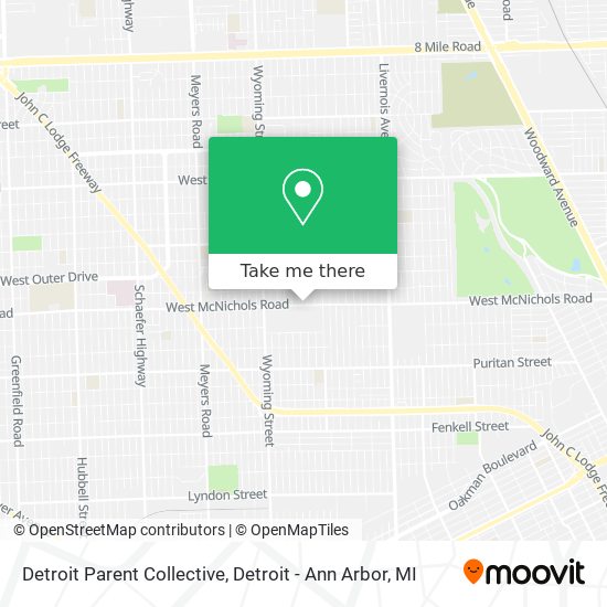 Detroit Parent Collective map