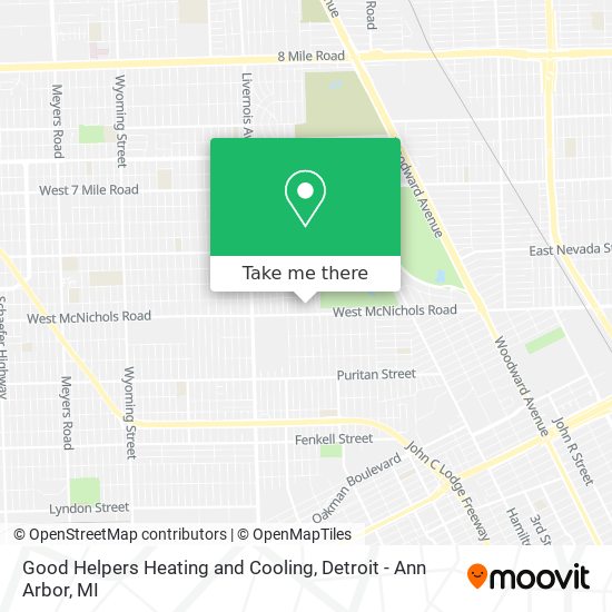Mapa de Good Helpers Heating and Cooling