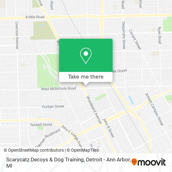 Scarycatz Decoys & Dog Training map