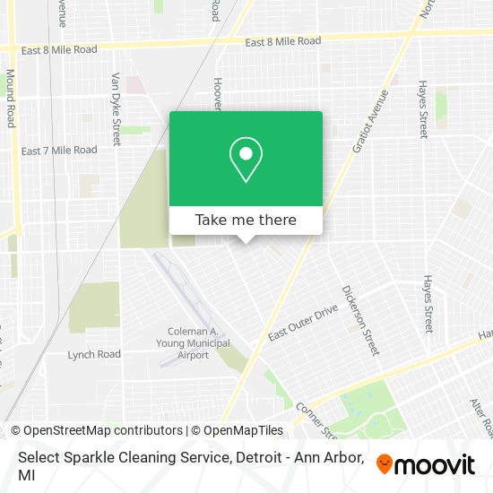 Mapa de Select Sparkle Cleaning Service