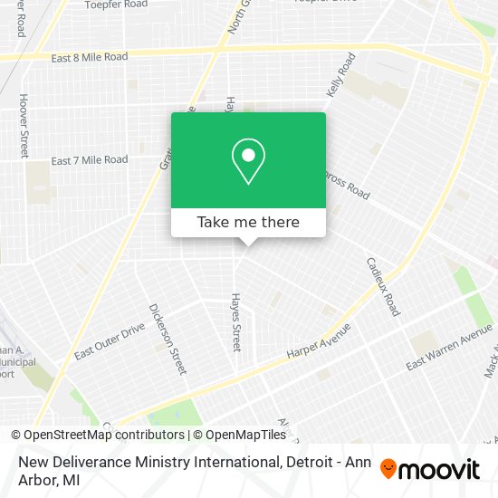 New Deliverance Ministry International map