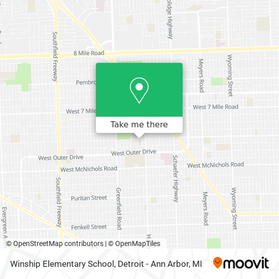 Winship Elementary School map
