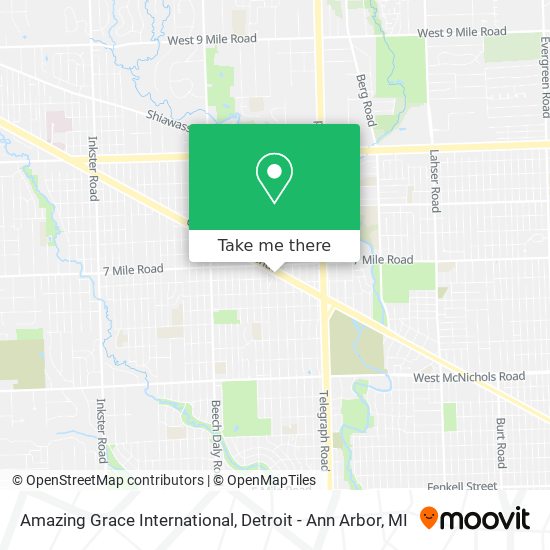 Amazing Grace International map