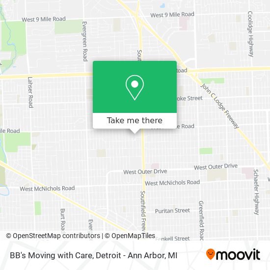 BB's Moving with Care map