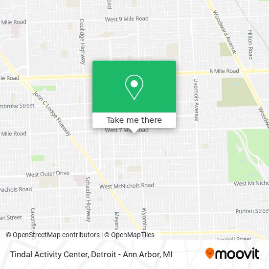 Mapa de Tindal Activity Center