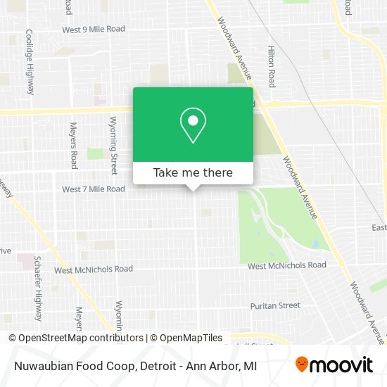 Nuwaubian Food Coop map