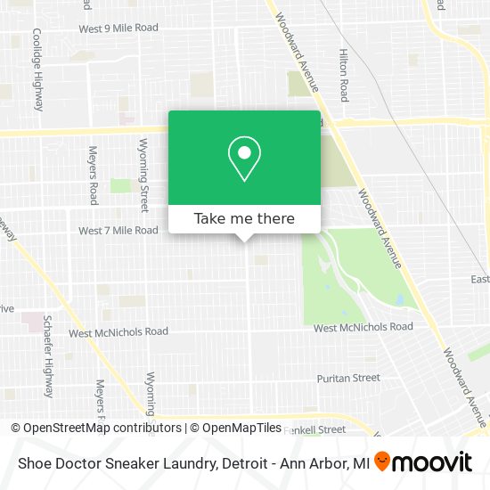 Mapa de Shoe Doctor Sneaker Laundry