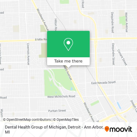 Dental Health Group of Michigan map
