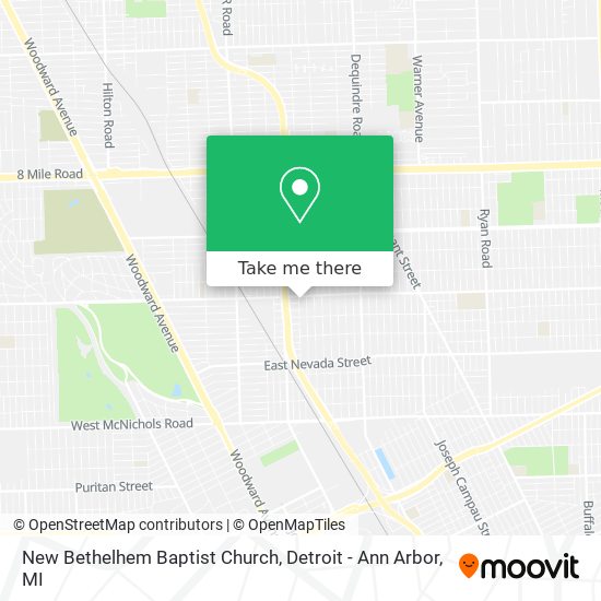 New Bethelhem Baptist Church map