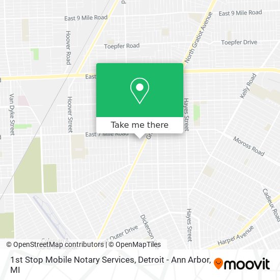 1st Stop Mobile Notary Services map