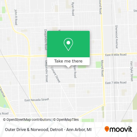 Mapa de Outer Drive & Norwood