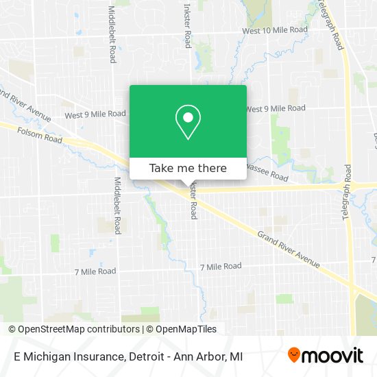 Mapa de E Michigan Insurance