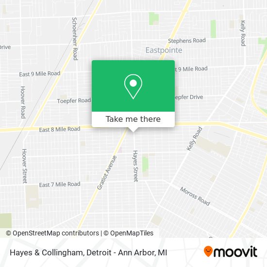 Mapa de Hayes & Collingham