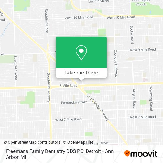 Freemans Family Dentistry DDS PC map