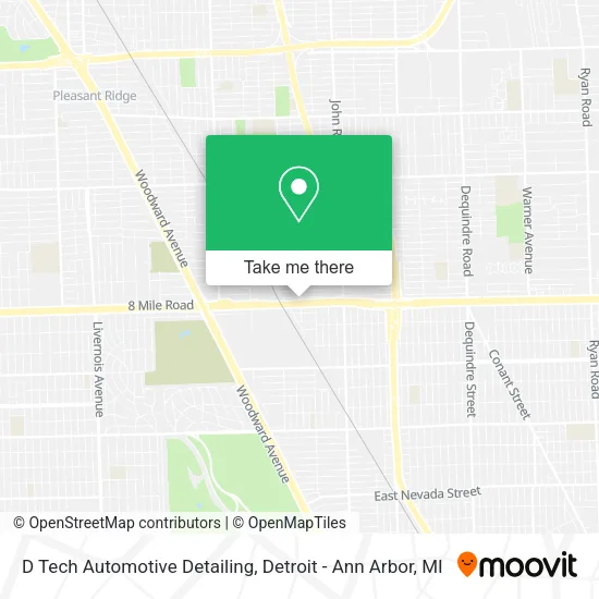 D Tech Automotive Detailing map