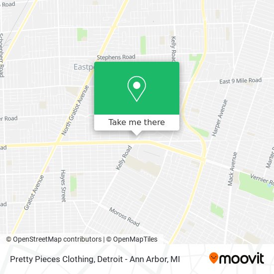 Mapa de Pretty Pieces Clothing