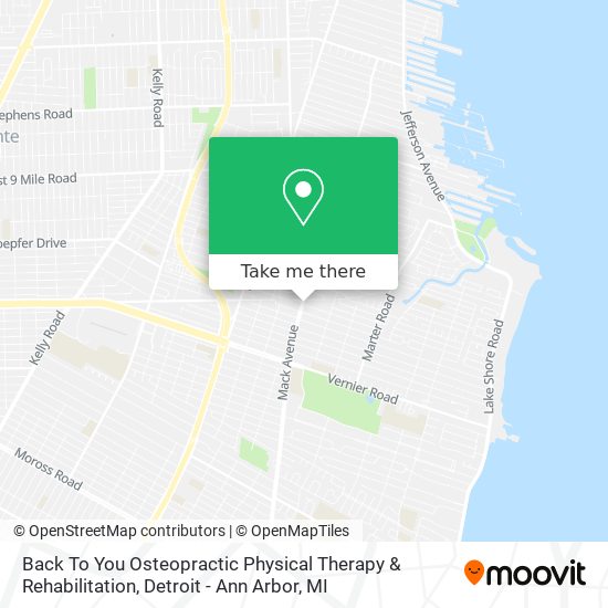 Mapa de Back To You Osteopractic Physical Therapy & Rehabilitation