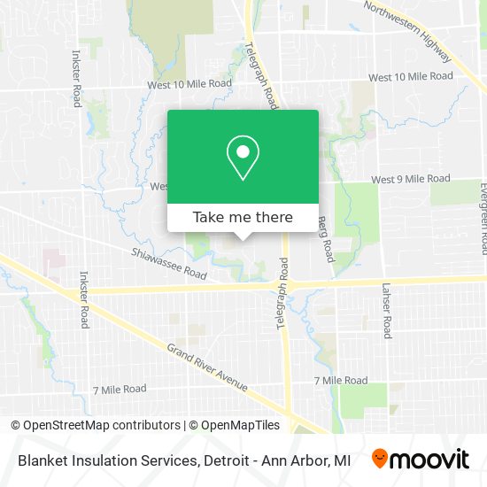 Blanket Insulation Services map