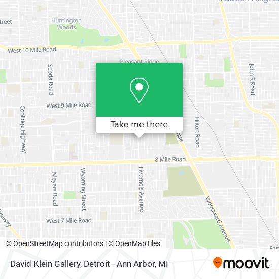 David Klein Gallery map