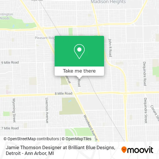Jamie Thomson Designer at Brilliant Blue Designs map