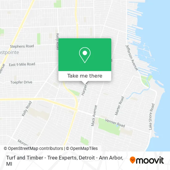 Mapa de Turf and Timber - Tree Experts