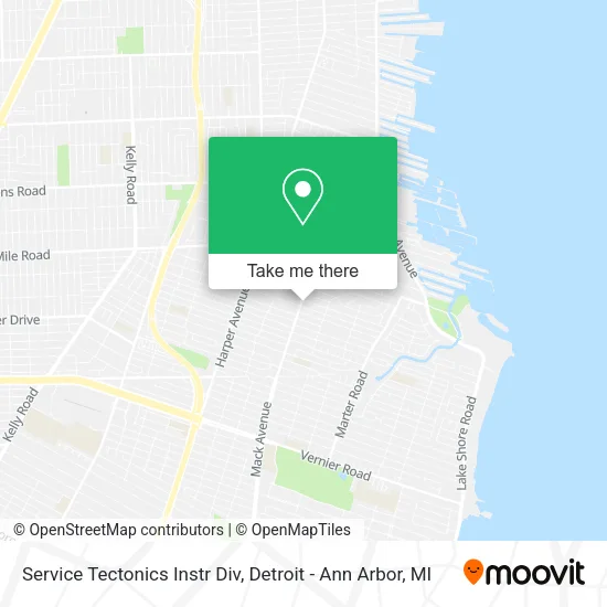 Service Tectonics Instr Div map