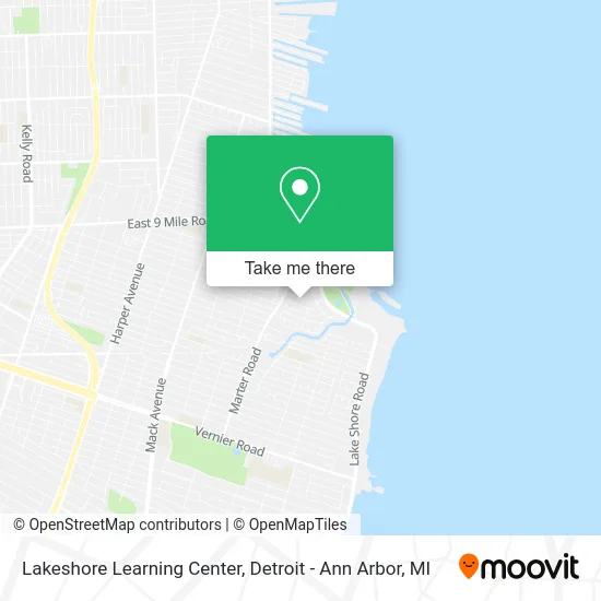 Lakeshore Learning Center map