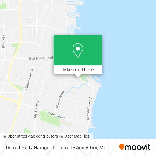 Detroit Body Garage LL map