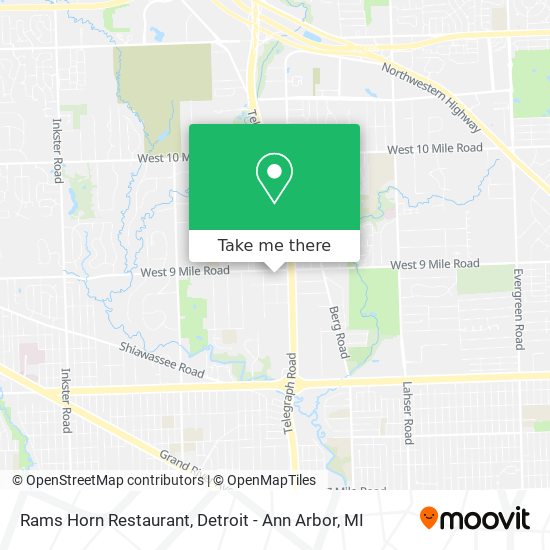 Rams Horn Restaurant map