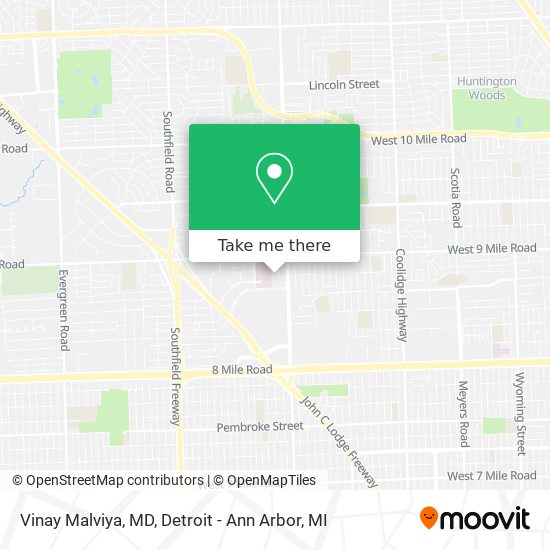 Mapa de Vinay Malviya, MD