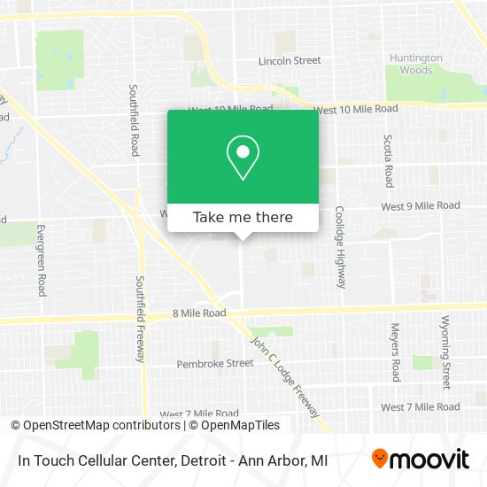In Touch Cellular Center map