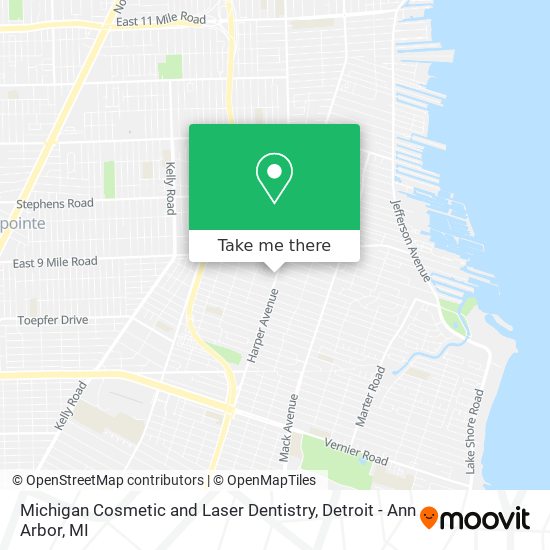 Michigan Cosmetic and Laser Dentistry map