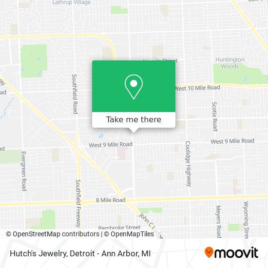 Mapa de Hutch's Jewelry