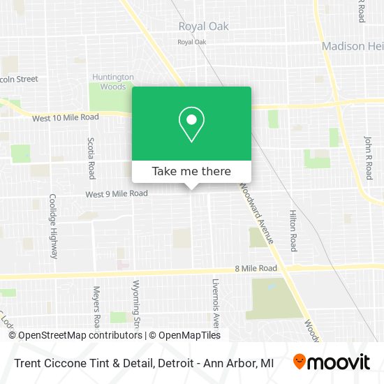 Mapa de Trent Ciccone Tint & Detail