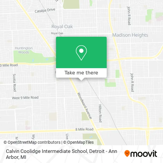 Calvin Coolidge Intermediate School map